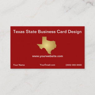 Påstå av Texas visitkortmall Visitkort