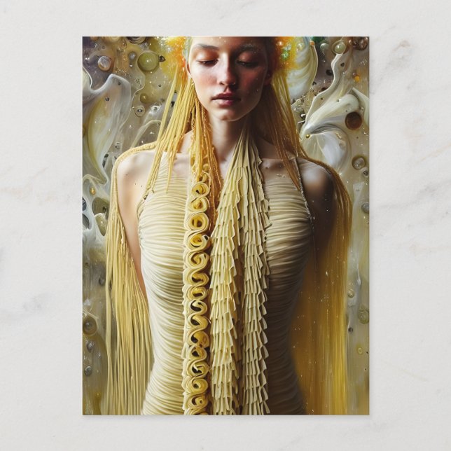 Pasta Dress Vykort (Framsida)