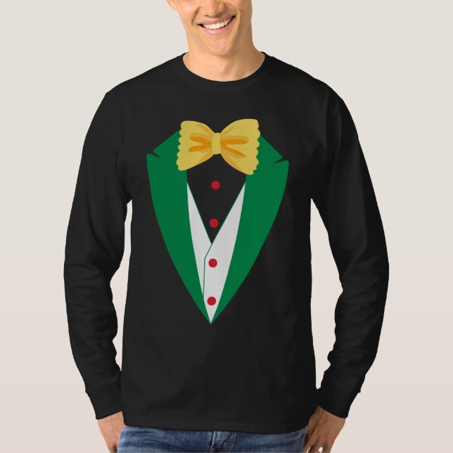 Pasta FARFALLE BOW TIE Italienska Färg T Shirt (Framsida)