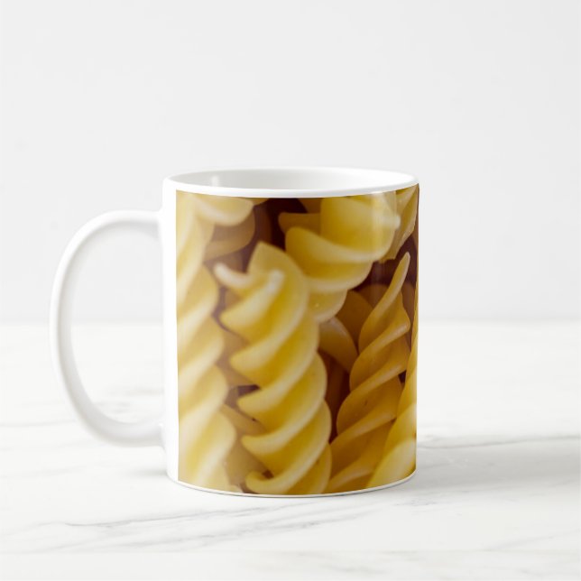 Pasta Fusilli Noodles Kaffemugg (Vänster)