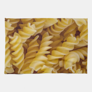 Pasta Fusilli Noodles Kökshandduk