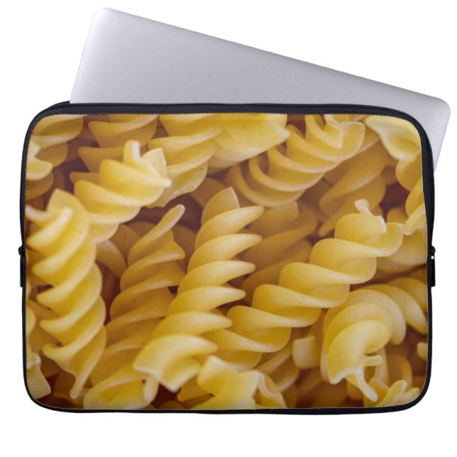 Pasta Fusilli Noodles Laptop Fodral (Framsidan)