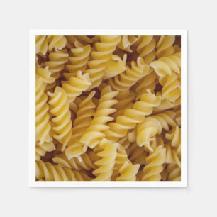 Pasta Fusilli Noodles Pappersservett