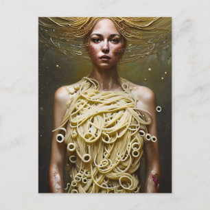 Pasta Goddess Vykort
