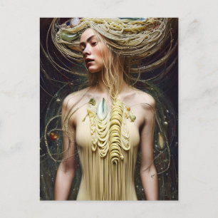 Pasta Goddess vykort