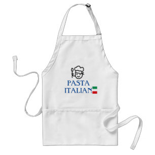 Pasta Italiano Italien flagga Förkläde