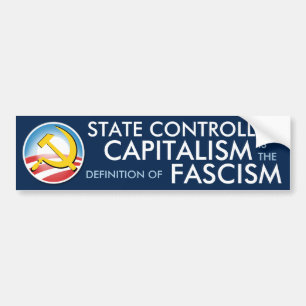 Påstå kontrollerad kapitalism bildekal
