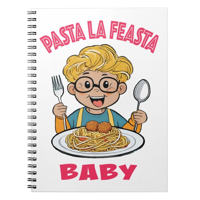 Pasta La Feasta Baby Anteckningsbok (Framsidan)