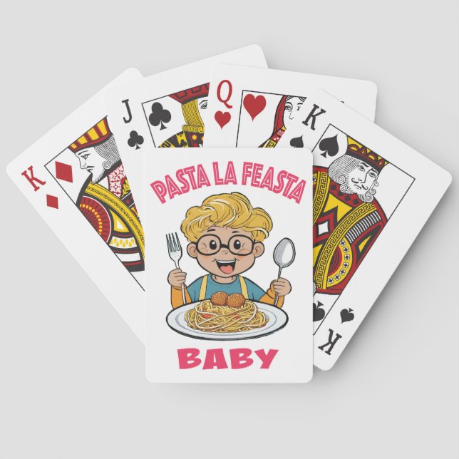 Pasta La Feasta Baby Casinokort (Baksidan)