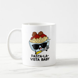 Pasta-la-vista Baby Funny Food Pasta Pun Kaffemugg