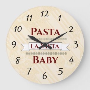 Pasta la Vista Baby Stor Klocka