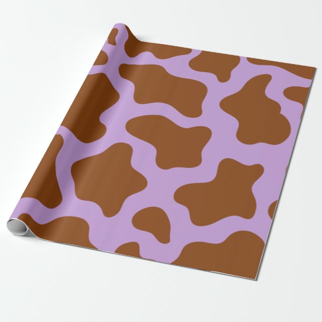 Pasta lila brun ko presentpapper (Utrullad)