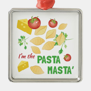 Pasta Masta Julgransprydnad Metall
