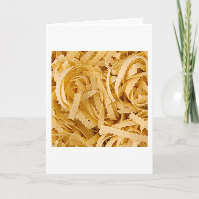 Pasta Mönster Pasta Älskare Pasta Pasta Mönster Kort (Framsida)