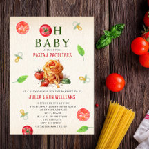 Pasta Nappar Oh Baby Tomato Baby Shower