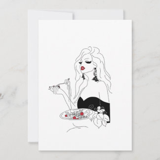 Pasta Night Inbjudningar