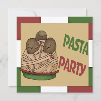 Pasta Party Inbjudningar