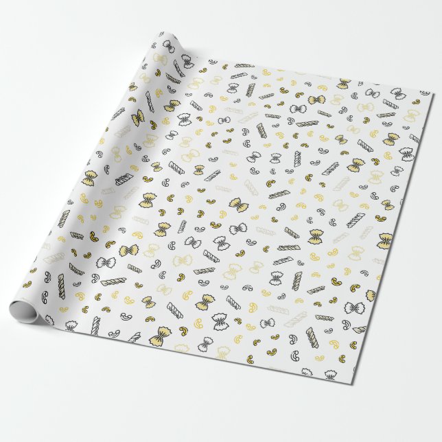 Pasta Party Wrapping Papper Presentpapper (Utrullad)