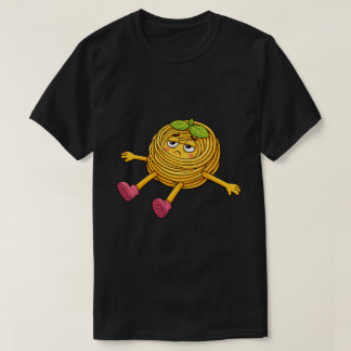 Pasta Polo Liggande Trött Och Utsugen T-Shirt