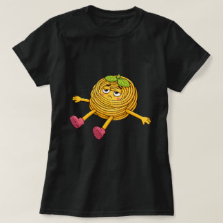 Pasta Polo Liggande Trött Och Utsugen T-Shirt