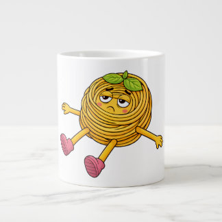 Pasta Polo Liggande Trött Och Utsugen T-Shirt Jumbo Mugg