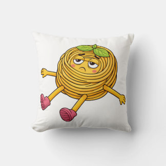 Pasta Polo Liggande Trött Och Utsugen T-Shirt Kudde