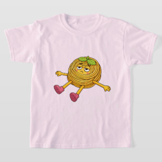 Pasta Polo Liggande Uttröttad och Utsugen T-Shirt