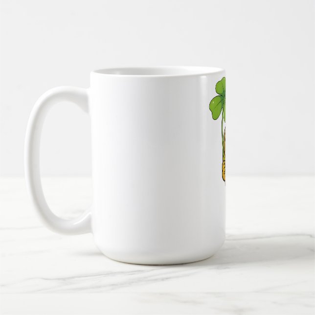 Pasta Polo – Lucky  with Clover -Shirt Kaffemugg (Vänster)