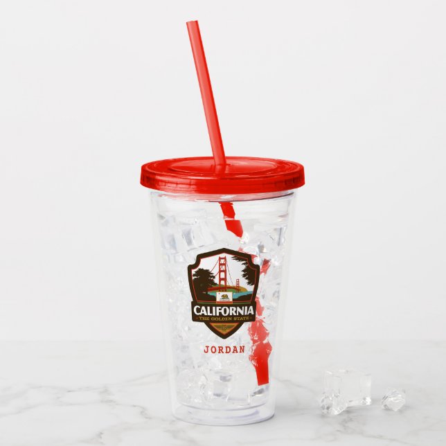Påstå pride | Kalifornien Take Away Mugg (Framsida Ice)
