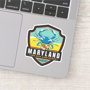 Påstå pride Maryland Klistermärken