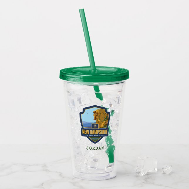 Påstå pride | New Hampshire Take Away Mugg (Framsida Ice)