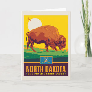 Påstå pride North Dakota Kort