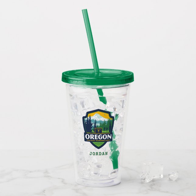Påstå pride | Oregon Take Away Mugg (Framsida Ice)