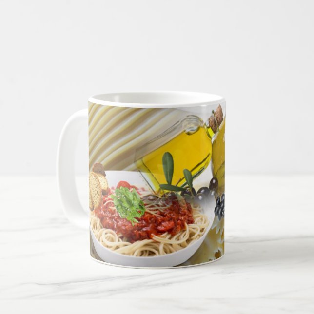 Pasta Red Sauce Olive Oil Mugg (Framsida vänster)