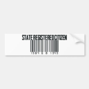 Påstå registrerings bildekal