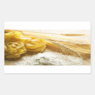 Pasta Rektangulärt Klistermärke