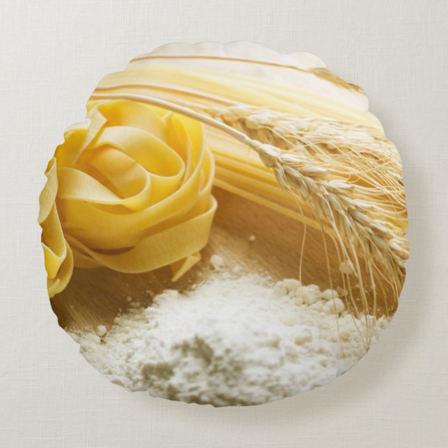 Pasta Rund Kudde (Framsidan)