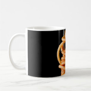 Pasta spun på en Fork, Food Spaghetti Kaffemugg