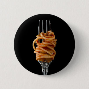 Pasta spun på en Fork, Food Spaghetti Knapp