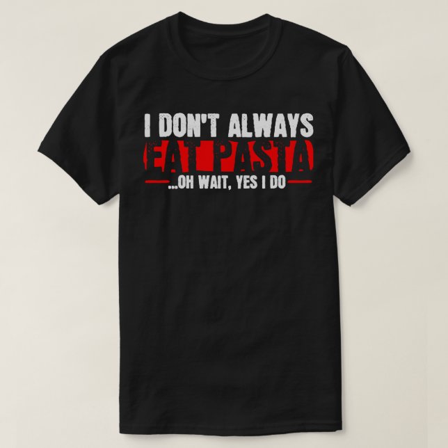 Pasta T Shirt (Design framsida)