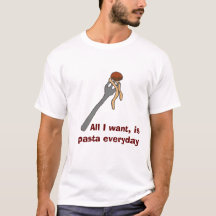 Pasta-t-shirt per dag