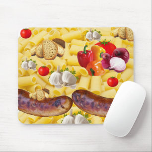 Pasta Tomato Bread Mouse Pad! Muspets Musmatta