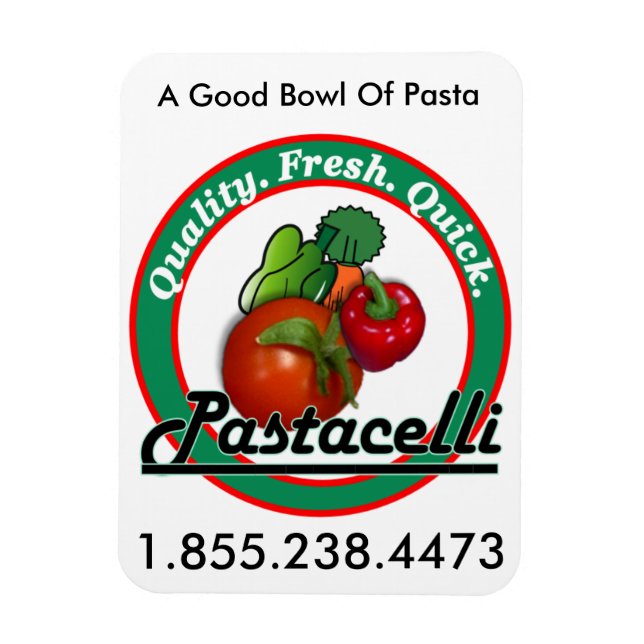 Pastacelli Logotyp Magnet (Vertikal)
