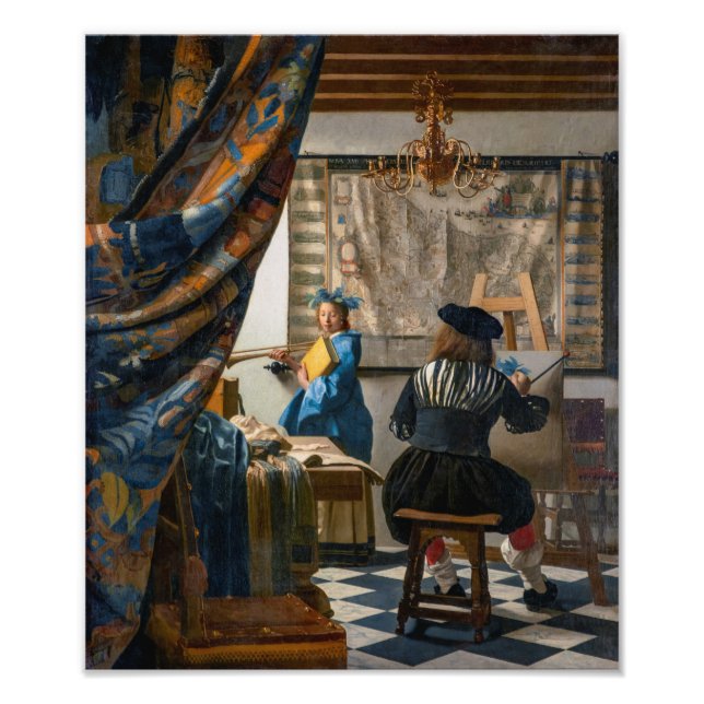 Påstådd färg | Johannes Vermeer | Fototryck (Framsidan)