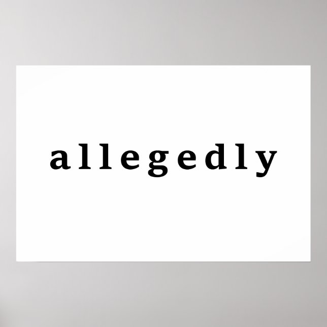 påstådd poster (Framsidan)