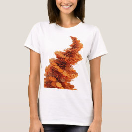 Påstående Orange ABSTRAKT KONST Modern Design T Shirt