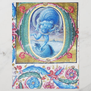 PÅSTÅENDE VIND ANTIQUE BLOMMIGT MINIATURE MONOGRAM