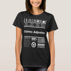 Påståenden om justering av näringsmässiga fakta fö t shirt