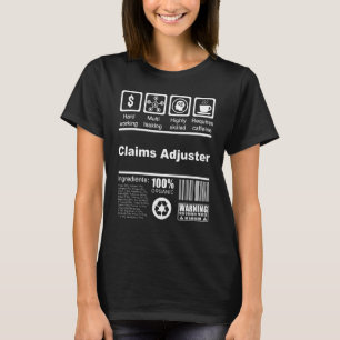 Påståenden om justering av näringsmässiga fakta fö t shirt