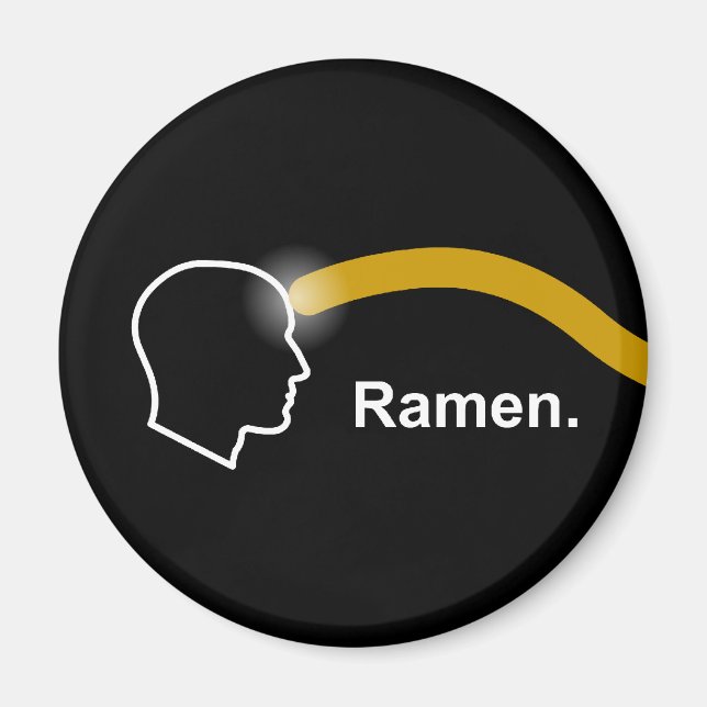 Pastafarianism - Ramen Fridge Magnet (Framsidan)